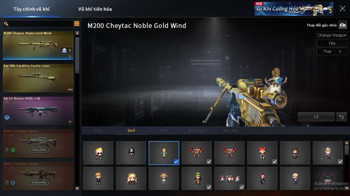 shop acc cf uy tin gia re